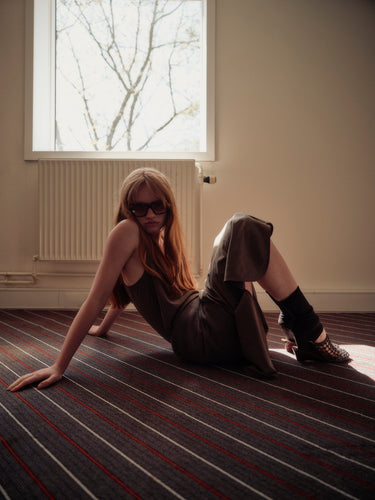 Jacquemus - Les Doubles Tresses Shoes in Dark Brown