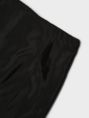 Dunst - H-Line Laced Midi Skirt in Black