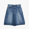Dunst - Relaxed Bermuda Denim Shorts in Classic Blue