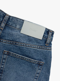Relaxed Bermuda Denim Shorts in Classic Blue