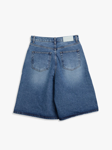 Dunst - Relaxed Bermuda Denim Shorts in Classic Blue