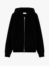 Dunst - Unisex Hooded Knit Cardigan in Black