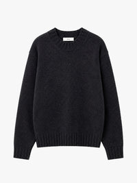 Dunst - Unisex Chunky Roll Neck Sweater in Charcoal Grey