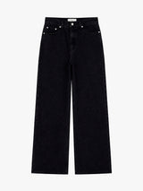 Dunst - Wide Jeans in Washed Black