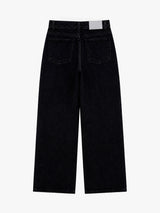 Dunst - Wide Jeans in Washed Black