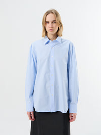 Dunst - Unisex Soft Poplin BD Shirt in Soft Blue
