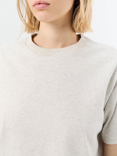Dunst - Unisex Loose T-shirt in Oatmeal Melange