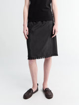 Dunst - H-Line Laced Midi Skirt in Black