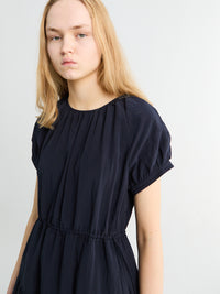 Dunst - Half Sleeve String Dress in Deep Navy