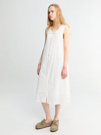 Dunst - Needlework Babydoll Dress in White