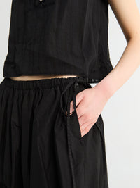 Dunst - Tiered Maxi Skirt in Black