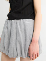 Dunst - Mini Volumed Skirt in Melange Grey