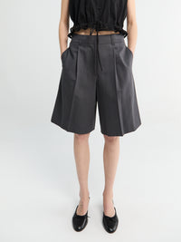 Bermuda Shorts in Charcoal Grey