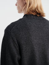 Dunst - Unisex Chunky Roll Neck Sweater in Charcoal Grey