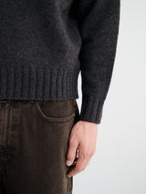 Dunst - Unisex Chunky Roll Neck Sweater in Charcoal Grey
