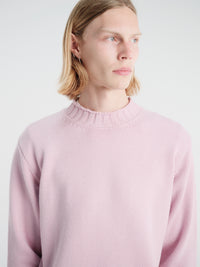 Dunst - Unisex Chunky Roll Neck Sweater in Pale Pink
