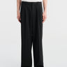 Dunst - Double Pleated Wide Slacks in Black
