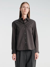 Dunst - Essential Slim Checked Shirt in Black