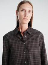 Dunst - Essential Slim Checked Shirt in Black