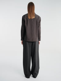 Dunst - Essential Slim Checked Shirt in Black