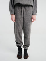 Dunst - Unisex Boucle Jogger Pants in Melange Grey