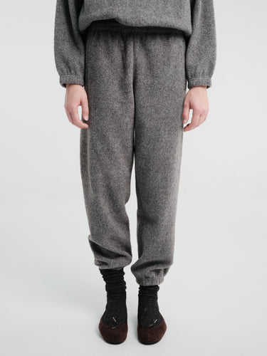 Dunst - Unisex Boucle Jogger Pants in Melange Grey