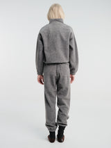 Dunst - Unisex Boucle Jogger Pants in Melange Grey