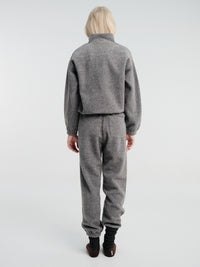 Dunst - Unisex Boucle Jogger Pants in Melange Grey