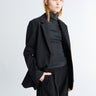 Dunst - Unisex 2 Button Wool Blazer in Black