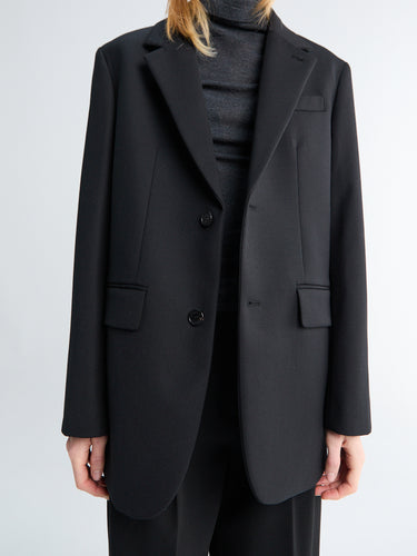 Dunst - Unisex 2 Button Wool Blazer in Black