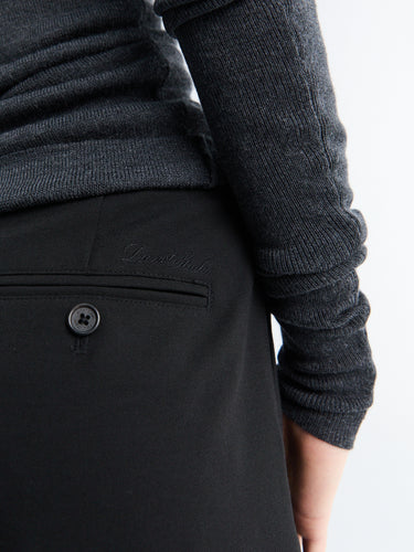 Dunst - Double Pleated Slacks in Black