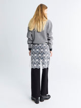 Dunst - Needlework Layering Skirt in White