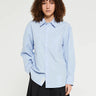 Dunst - Unisex Paperly Oversized Shirt in Soft Blue