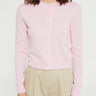 Dunst - Essential Crewneck Knit Cardigan in Light Pink