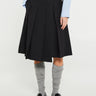 Dunst - Ribboned Pleats Skirt in Black