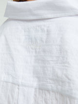 Dunst - Unisex Classic Oversized Shirt in White Stripe