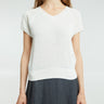 Dunst - Summer Linen V-Neck Knit in Natural