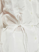 Dunst - Silky Belted Blouse in White