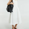 Dunst - Jersey Mixed Long Dress in White