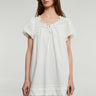 Dunst - Puff Shirring Mini Dress in White