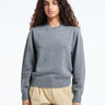 Dunst - Unisex Cashmere Crewneck Sweater in Melange Grey