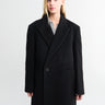 Dunst - Unisex Oversized Double Coat in Black