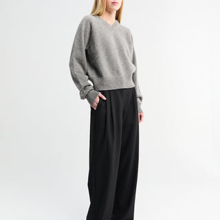 Dunst - Double Pleated Slacks in Black