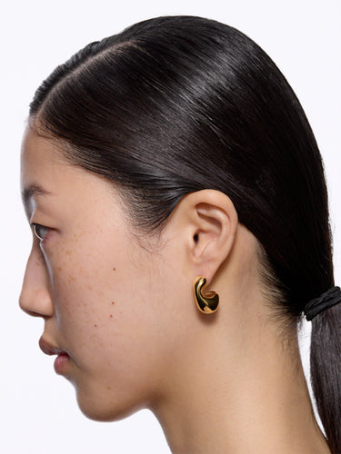 Maria Black - Dolphin Earring Small with Gold Plating