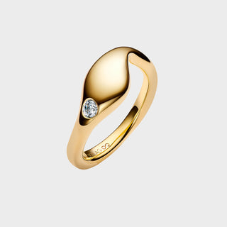 Maria Black - Dolphin Ring with Gold Plating