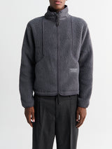 Pas Normal Studios - Off-Race Pile Fleece Jacket in Steel