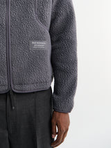 Pas Normal Studios - Off-Race Pile Fleece Jacket in Steel