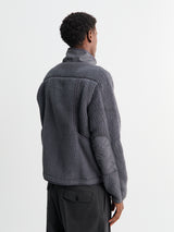 Pas Normal Studios - Off-Race Pile Fleece Jacket in Steel