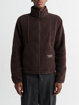 Pas Normal Studios - Off-Race Pile Fleece Jacket in Light Brown