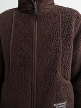 Pas Normal Studios - Off-Race Pile Fleece Jacket in Light Brown